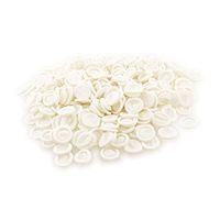 Xigeapg 1000 Pcs Disposable Anti Static Off White emulsion Finger Cots