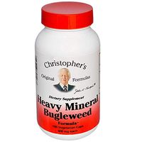 Dr. Christopher's Formulas Heavy Mineral Bugleweed Formula - 400 mg - 100 Caps