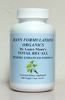 Mann Formulations Organics Memory Enhancer Formula 100 Veggie Capsules