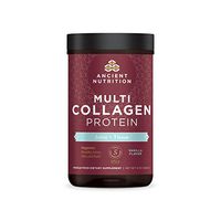 Ancient Nutrition Multi Collagen Protein Powder, Joint + Tissue, Vanilla Flavor, 5 Types of Food Sourced Collagen Peptides, Supports Joints, Skin, Nails and Gut, Made Without Dairy or Gluten, 8oz