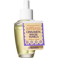 Bath and Body Works Cinnamon Spiced Vanilla Wallflowers Fragrance Refill 0.8 Fluid Ounce (2019 Edition, New Look)