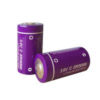3.6V Lithium Batteries c Size Model ER26500 d Size Battery Model ER 34615 Count:2Pcs (ER26500)