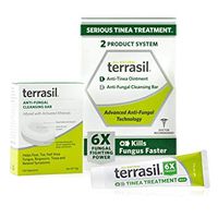 Terrasil Tinea Treatment 2-Product Ointment and Cleansing Bar System with All-Natural Activated Minerals 6X Tinea Fungus Fighting Power (14gm Tube + 75gm bar)