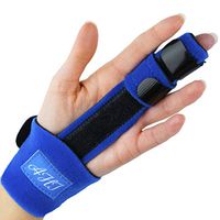 Trigger Finger Splint- Finger Brace for Trigger or Mallet Finger, Works on Any Finger, Index, Pointer, Ring Finger, or Pinky, by American Heritage Industries