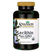 Swanson Lecithin Non-GMO 520 Milligrams 250 Sgels