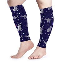 Comstellations and Stars Calf Compression Sleeves - Leg Compression Socks for Men & Women for Shin Splint & Calf Pain Relief