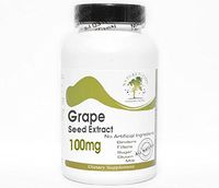 Grape Seed Extract 100mg ~ 200 Capsules - No Additives ~ Naturetition Supplements