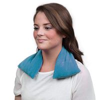 Bed Buddy Aromatherapy Heating Pad for Neck & Shoulders - Microwavable Heat Wrap, Blue, Lavender & Mint Scent