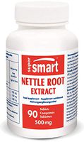Supersmart - Stinging Nettle Root Extract 16:1 Pure Extract 500 mg - Extract of Urtica Dioica Root Standardised 16:1 - Support an Healthy Prostate and Help with Urinary Issues | Non-GMO - 90 Tablets.