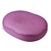 Fine Memory Foam Seat, Car Cushion Hip Pain Relief Back Support Correction Pillow Help Relieve Back Sciatica Coccyx and Tailbone Pain (Purple)