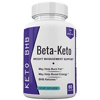 Keto BHB - Beta-Keto - Burn Fat Fast for Energy Hack - Gluten Free - 30 Day Supply - 60 Capsules