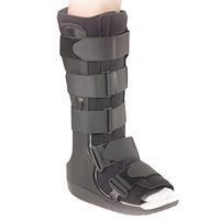 OTC High Top Leg Cast Walker Boot, Black, Large/Delux Tall