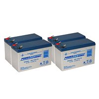 Power Sonic PS-1270 12 Volt 7 AH SLA Battery .250 F2 Terminal - 4 Pack