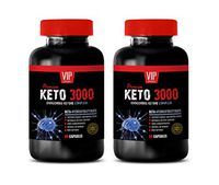 Supplements to Increase Energy - Keto 3000 - EXOGENOUS Ketone Complex - Keto Pills for Women and Men - 2 Bottles 120 Capsules