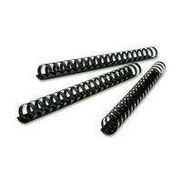 GBC CombBind Binding Spines, 1-0.5-Inch Spine Diameter, Black, 320 Sheet Capacity, 100 Spines (4200010)