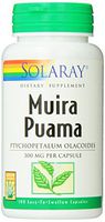 Solaray Muira Puama Root 600 mg | Healthy Energy, Physical Performance & Libido Support | 50 Servings | 100 VegCaps