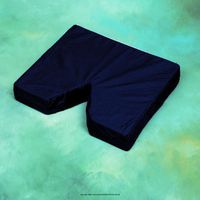 Coccyx Seat Cushion, Cush Coccyx W-Ctn Cvr 18X16, (1 EACH, 1 EACH)