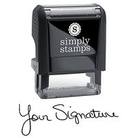 Custom Signature Stamp - Self Inking Personalized Signature Stamp