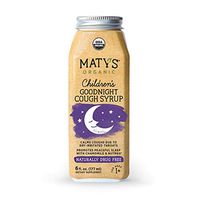 Maty's Organic Children's Goodnight Cough Syrup 6 fl oz Calm Cough, Promote Rest