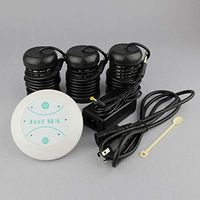 QiQibaby Ionic Detox Foot Bath Cleanse Spa Without Basin 3 Round Black Arrays CE Approved Body Detox Machine Ion Array Spa Cleanse Ionic Detoxiation Health Care