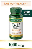 Nature's Bounty Vitamin B-12 1000 Mcg, Supports Energy Metabolism 200 Coated Tablets