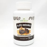 Zen Natura Ajo Negro Suplemento, Aged Black Garlic Supplement, Original from Mexico. 90 Capsules Bottle