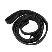 SUPVOX Leg Lift Strap with Foot Hoop and Hand Grip for The Disabled Elderly Physical for Car Bed Couch Hip Wheelchair (Black)