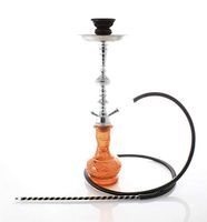 Hookah 20" Brown 1 hose shisha nargila bar narguile nargile glass water Vase new