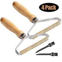 Portable Lint Remover for Clothes, 2 Pcs Simple Sweater Defuzzer Clothes Fuzz Shaver Lint Roller with 2 Pcs Clean Brushes for Removing Lint Pet Hair Dust in Clothes and Combing Clothing Blankets