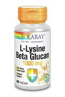 Lysine with Beta Glucan Solaray 60 Caps