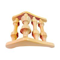 NecFlex Wooden Neck Massager, Cervical Neck Traction Device, Neck Stretcher and Pain Relief
