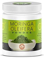 Moringa Leaves Powder- 16 Oz, 100% Pure & Natural , RAW, GREENISH LIKE LEAVES, NO PRESERVATIVE, NON GMO, Organically Grown