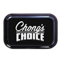 Chong’s Choice Tommy Chong Medium Metal Rolling Tray, Chong's Choice Design - 10.75" x 6.25"