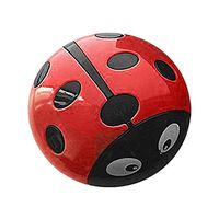 ampusanal 3D Electric Massager, Head Scalp Massager, Rechargeable Head Massager USB Charging Model Exquisite Vibration Massage Machine Beetle Shap, Waterproof Portable Head Massager for Head Body