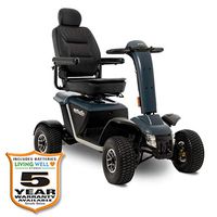 Pride Wrangler MV600 All Terrain Scooter Stone Grey