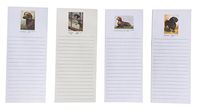 Dachshund Magnetic Refrigerator List Pad Set of 4