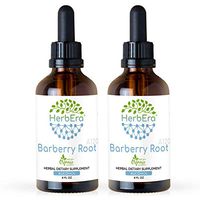 Barberry Root A120 (2pcs) Alcohol Herbal Extract Tincture, Super-Concentrated Organic Barberry (Berberis Vulgaris) Dried Root Bark (2x4 fl oz)