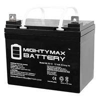Mighty Max Battery ML35-12 - 12V 35AH SLA Battery for Invacare N51 P7E Power 9000 Brand Product