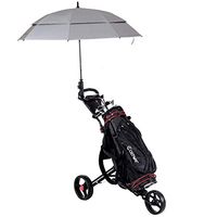 Golf Bag Cart, Lightweight Foldable Golf Cart with Adjustable Push Handle