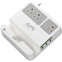 APC P3U3 3-Outlet SurgeArrest(R) Surge Protector with 3 USB Ports (White) consumer electronics