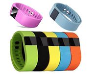 iSTYLE TW64 Bluetooth V4.0 Smart Watch Sport Bracelet Wristband Gym Running Pedometer Fitness Activity Tracker Reminder for iOS 6.1+Version, Android 4.3+Version (Grey-Blue)