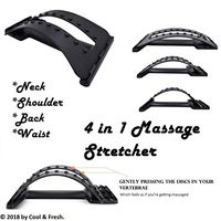 Back Massage Stretcher with Multi-Level Adjustment Arch - Waist Neck Relax Spine Pain Relief