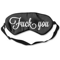 CCGGJPYI Fuck You Mulberry Silk Cute Eye Shade Eyepatch Eye Masks Sleeping Shade