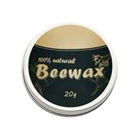 KCPer Wood Seasoning Beewax, Natural Traditional Beeswax Polish for Furniture & Wood, Furniture Care Complete Solution, Wood Floor Furniture to Beautify & Protect 20/100g (S)