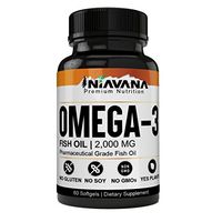 Premium Quality, Ocean Catch - Omega 3 Fish Oil Supplement | 2,000 MG Per Serving, Triple Strength, Molecular Distillation, Burp-Less