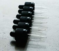 Essential Oil Glass Eye Dropper Set of 12 or 6 - Fits with Juju Aroma & Standard -10ML and 5ML Glass Essential Oil Bottles - Bottles are NOT Included