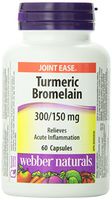 Webber Naturals Turmeric & Bromelain, 60 caps