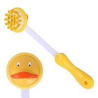 Cartoon Handheld Body Legs Arms Back Knock Scratcher Relaxing Multifunctional Plastic Massage Hammer,Yellow