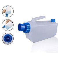 GxYue Urine Bottle 1000ml - Spill-Proof Urinal for Elderly,Handicapped,Children,or Bedridden Users for Hospital Home Camping Car Travel Seat Belts (Size : Male)