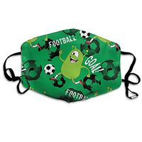 Mouth Mask Cute Football Monster Fashion Earloop Face Mask For Kids Teens Men Women Winter Summer